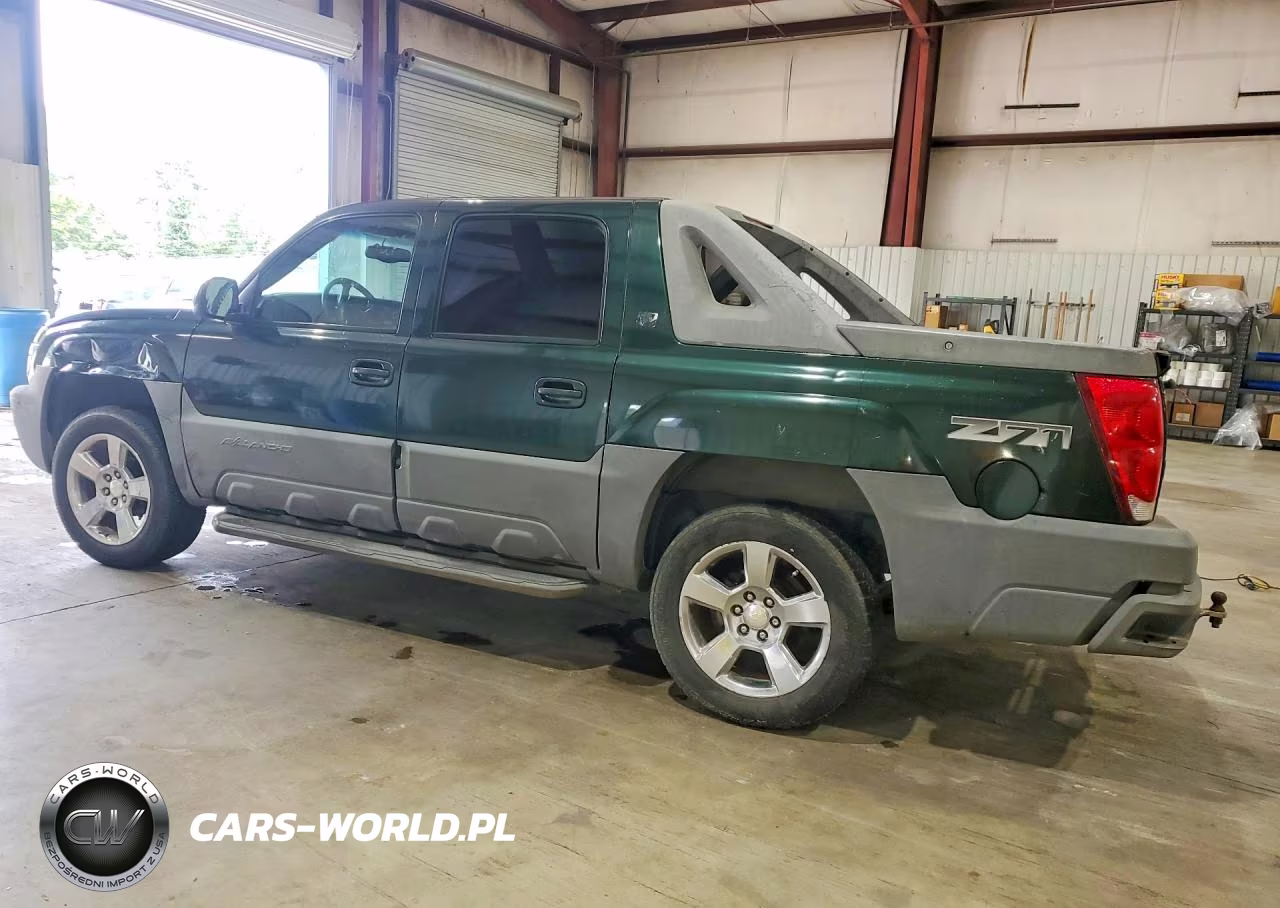 2002 Chevrolet Avalanche K1500 VIN:3GNEK13T72G192146 - 2