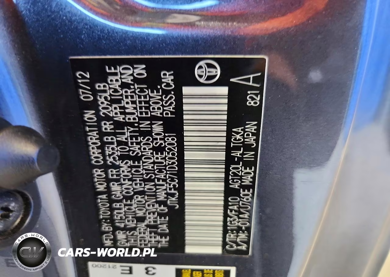 2013 Scion Tc Base VIN:JTKJF5C71D3052081 - 12