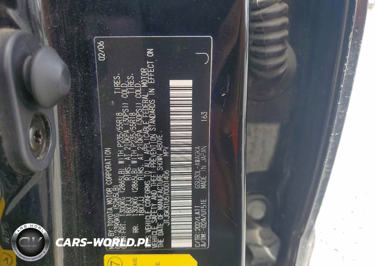2007 Lexus Rx 350 VIN:JTJGK31U570001406 - 14