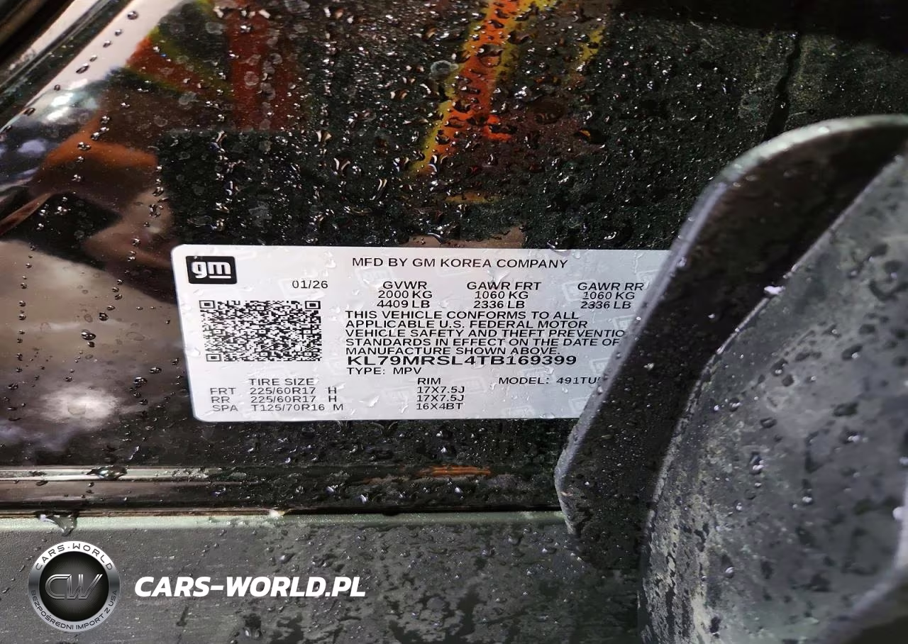 2026 Chevrolet Trailblazer Lt VIN:KL79MRSL4TB169399 - 13