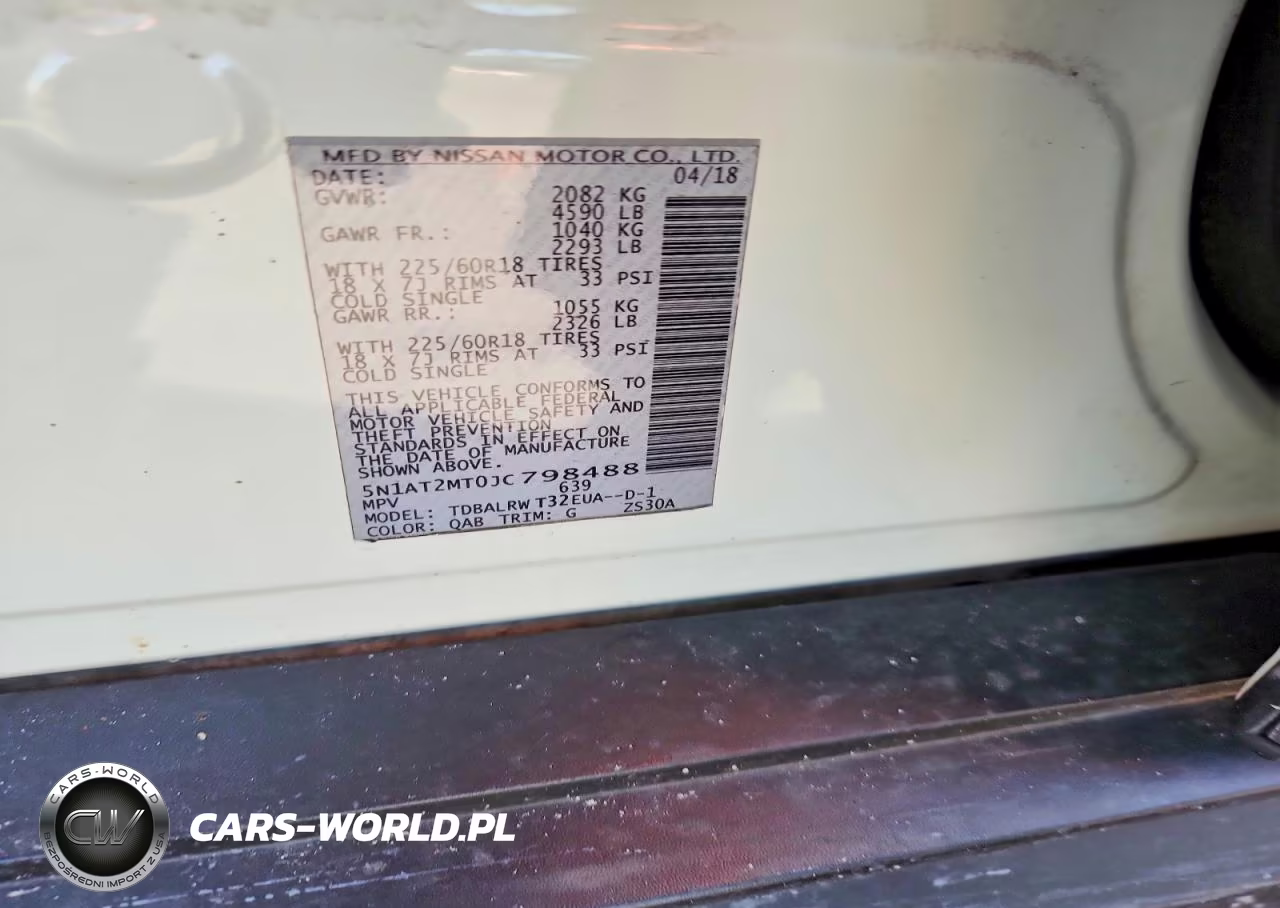 2018 Nissan Rogue Sl VIN:5N1AT2MT0JC798488 - 14