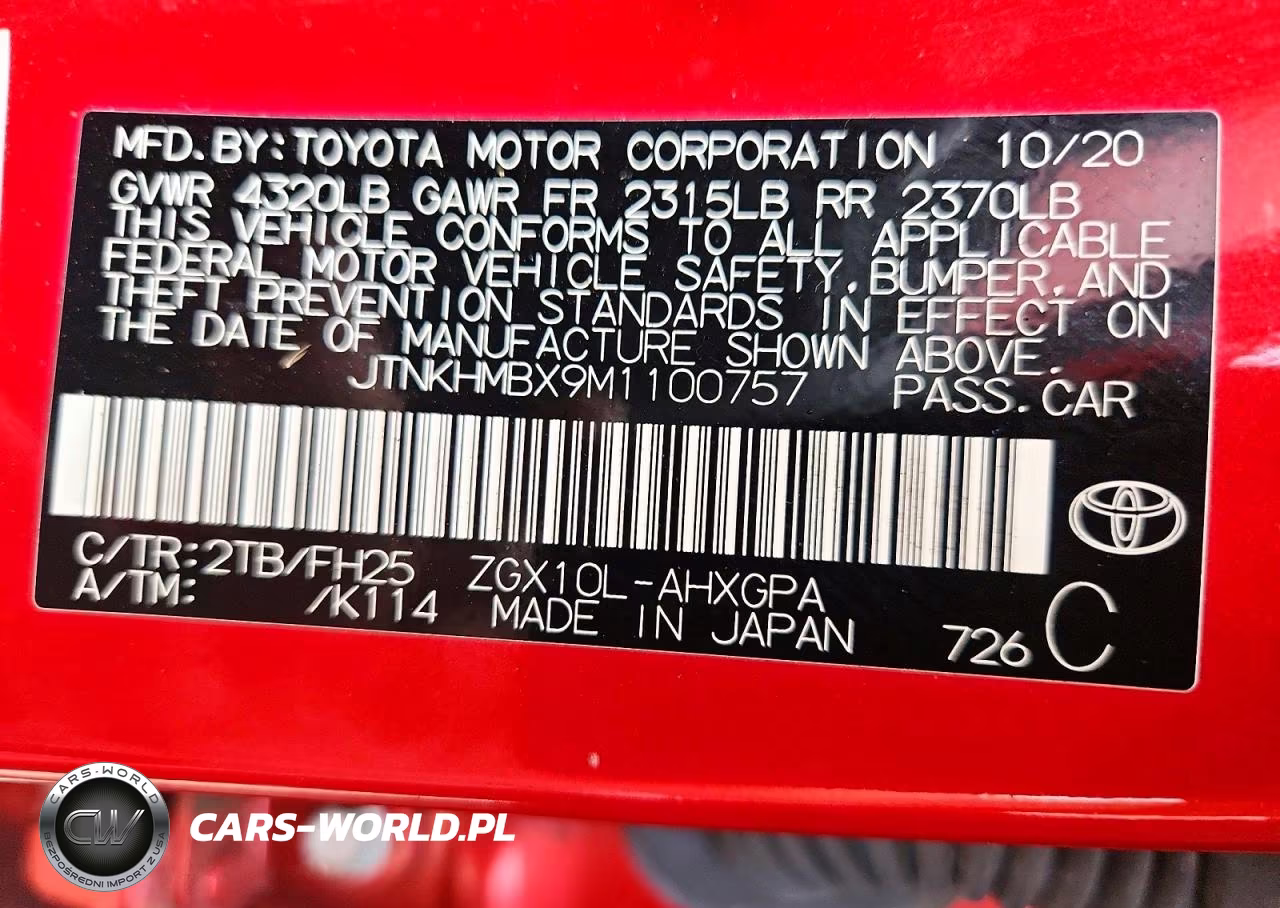 2021 Toyota C-Hr Nightshade VIN:JTNKHMBX9M1100757 - 13
