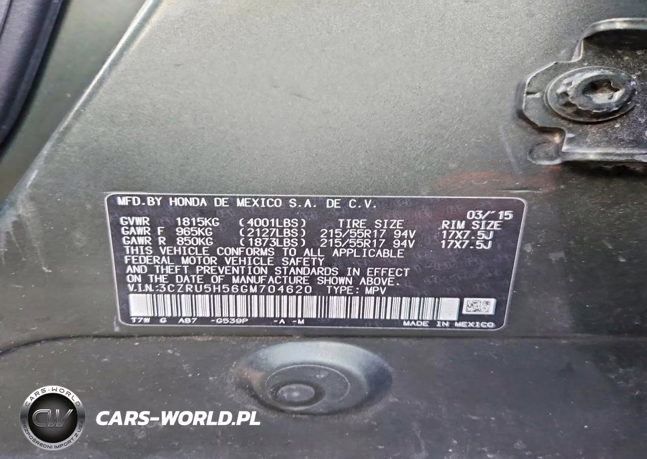 2016 Honda Hr-V Ex VIN:3CZRU5H56GM704620 - 13