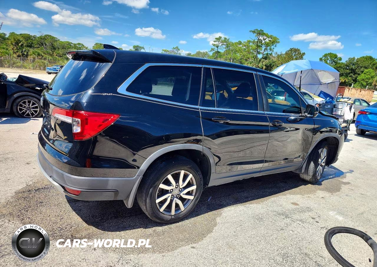 2019 Honda Pilot Ex VIN:5FNYF5H39KB044225 - 3