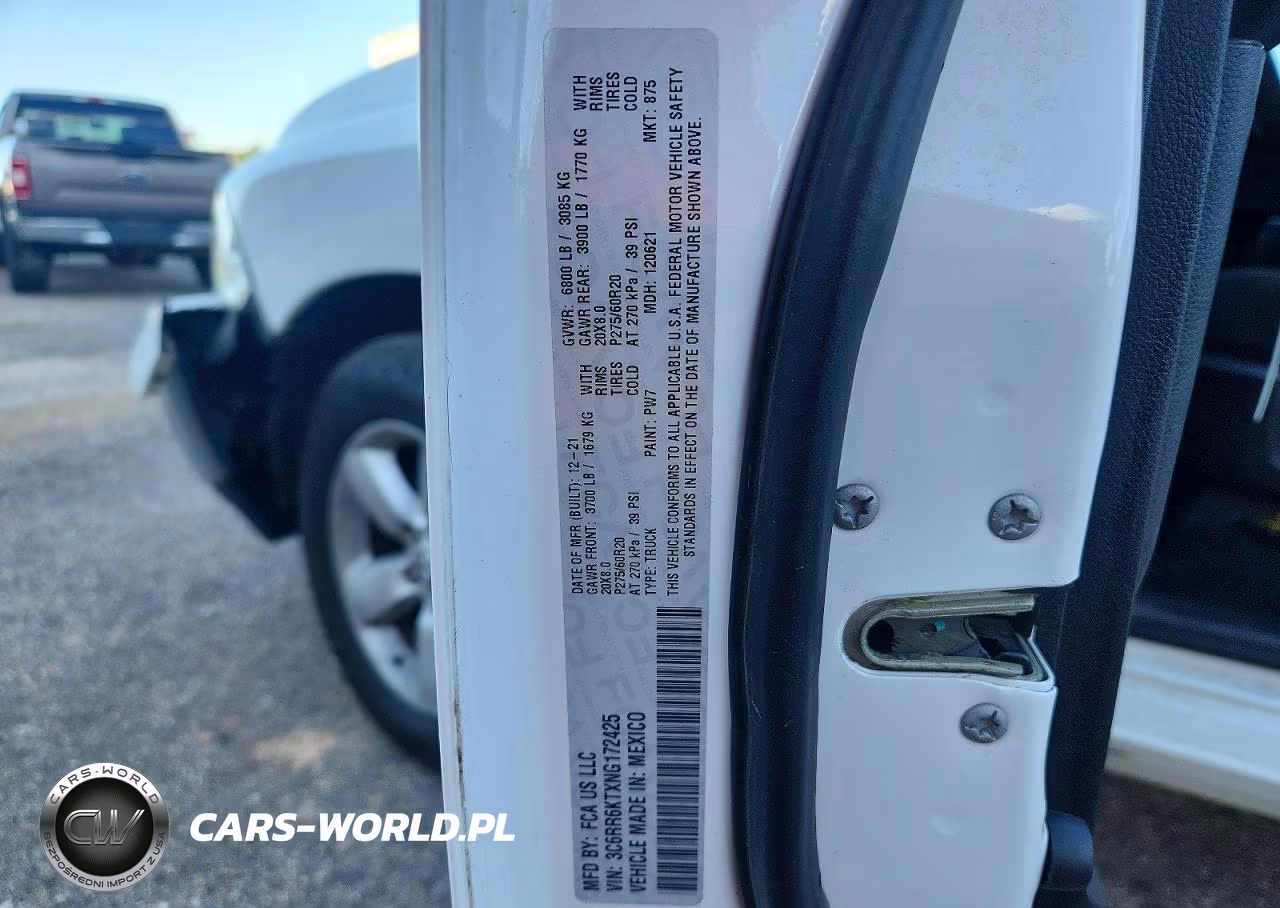 2022 Ram 1500 Classic Tradesman VIN:3C6RR6KTXNG172425 - 13
