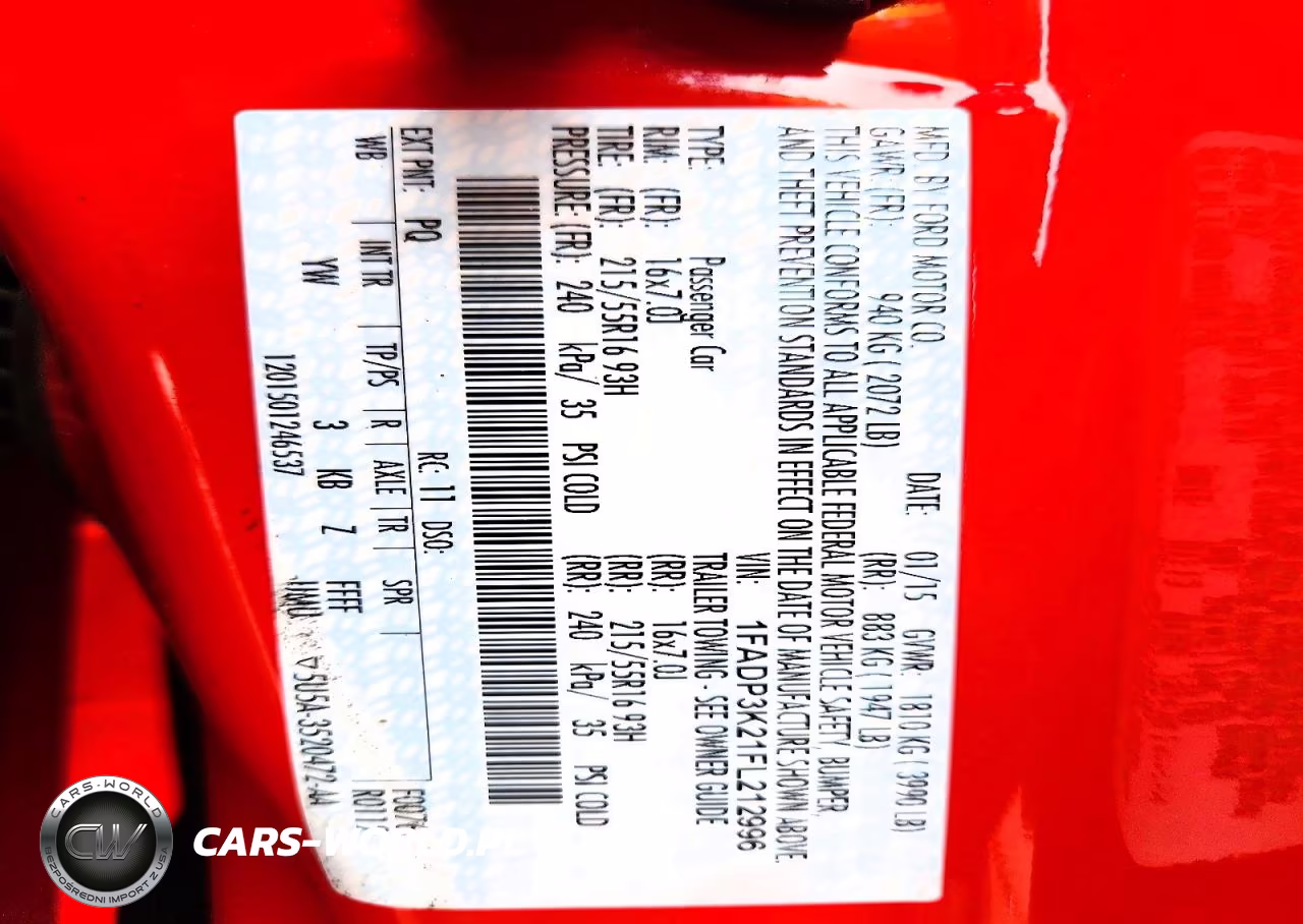 2015 Ford Focus Se VIN:1FADP3K21FL212996 - 13