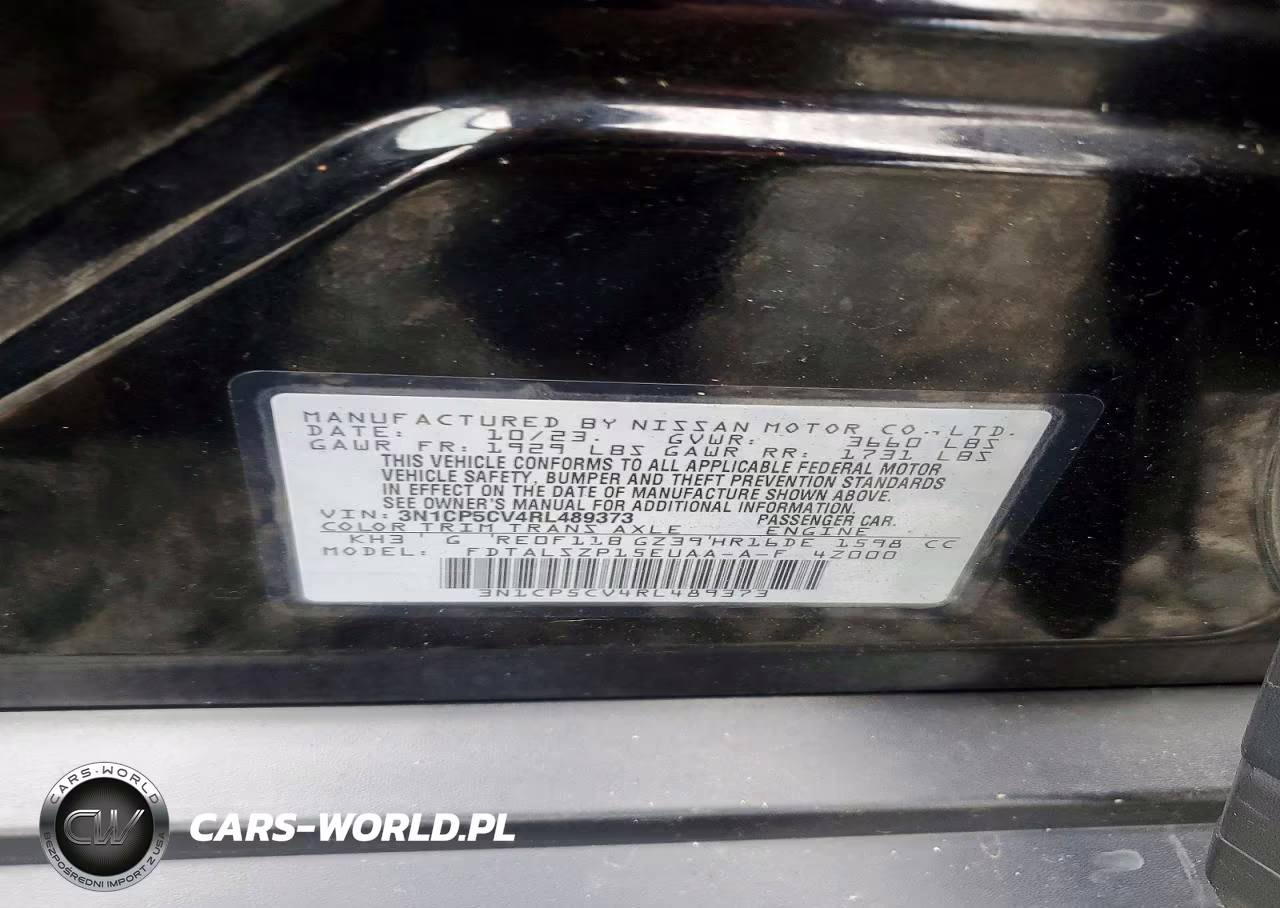 2024 Nissan Kicks Sv VIN:3N1CP5CV4RL489373 - 13