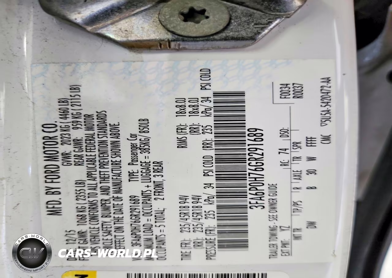 2016 Ford Fusion Se VIN:3FA6P0H76GR291689 - 12