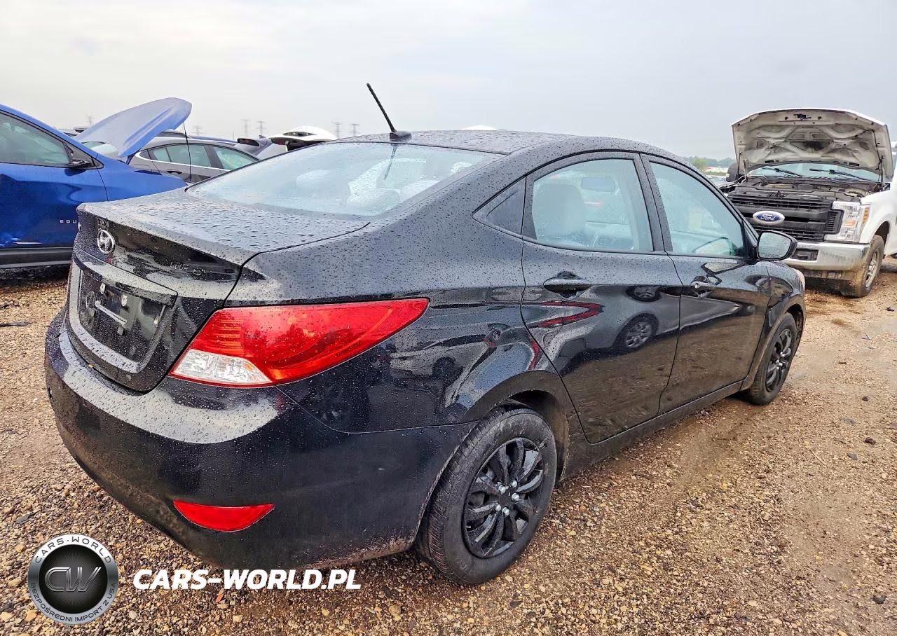 2012 Hyundai Accent Gls VIN:KMHCT4AE3CU236141 - 3