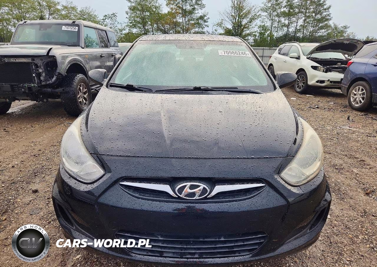 2012 Hyundai Accent Gls VIN:KMHCT4AE3CU236141 - 5