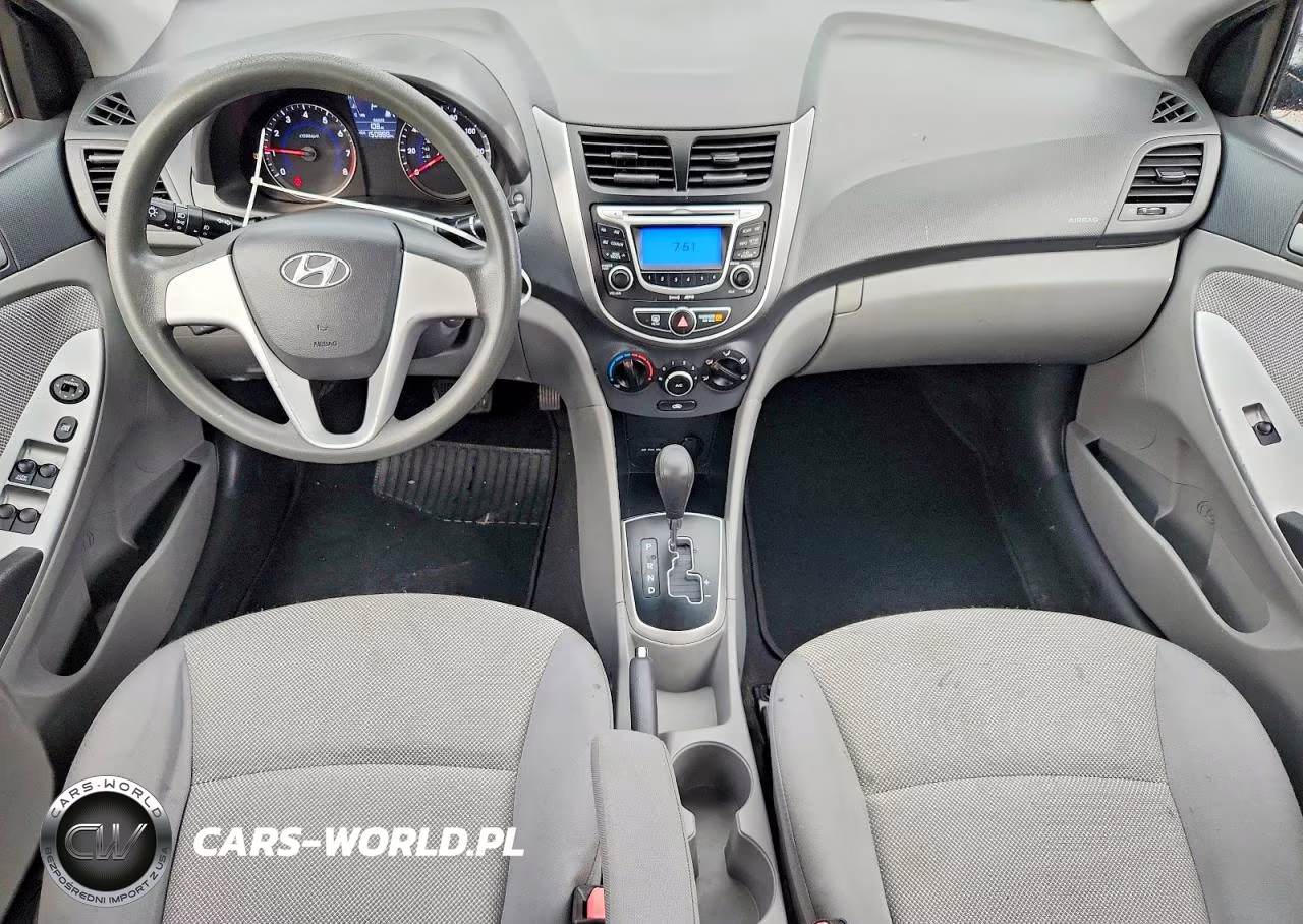 2012 Hyundai Accent Gls VIN:KMHCT4AE3CU236141 - 8
