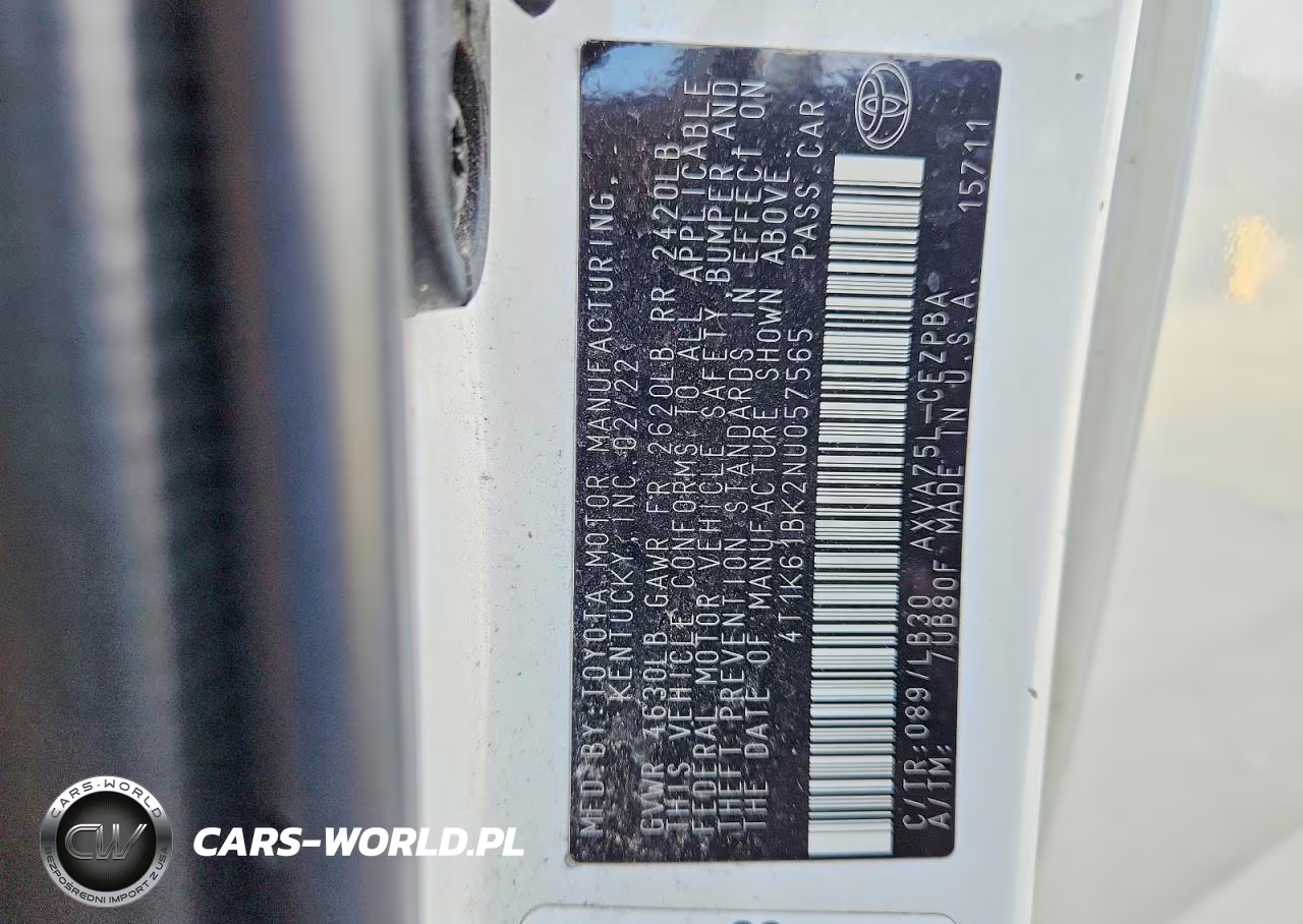 2022 Toyota Camry Xse VIN:4T1K61BK2NU057565 - 13