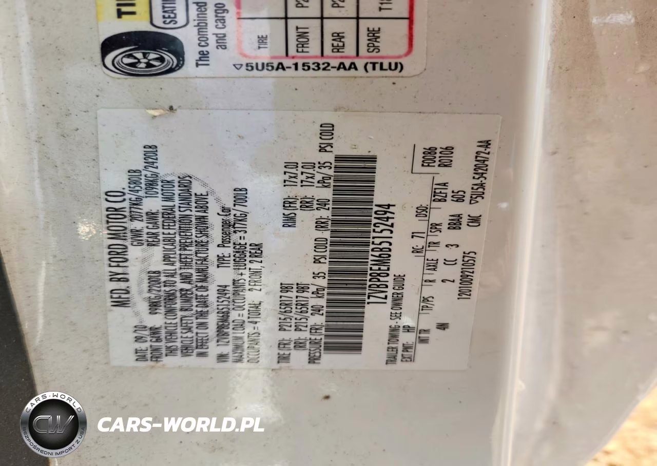 2011 Ford Mustang VIN:1ZVBP8EM6B5152494 - 12