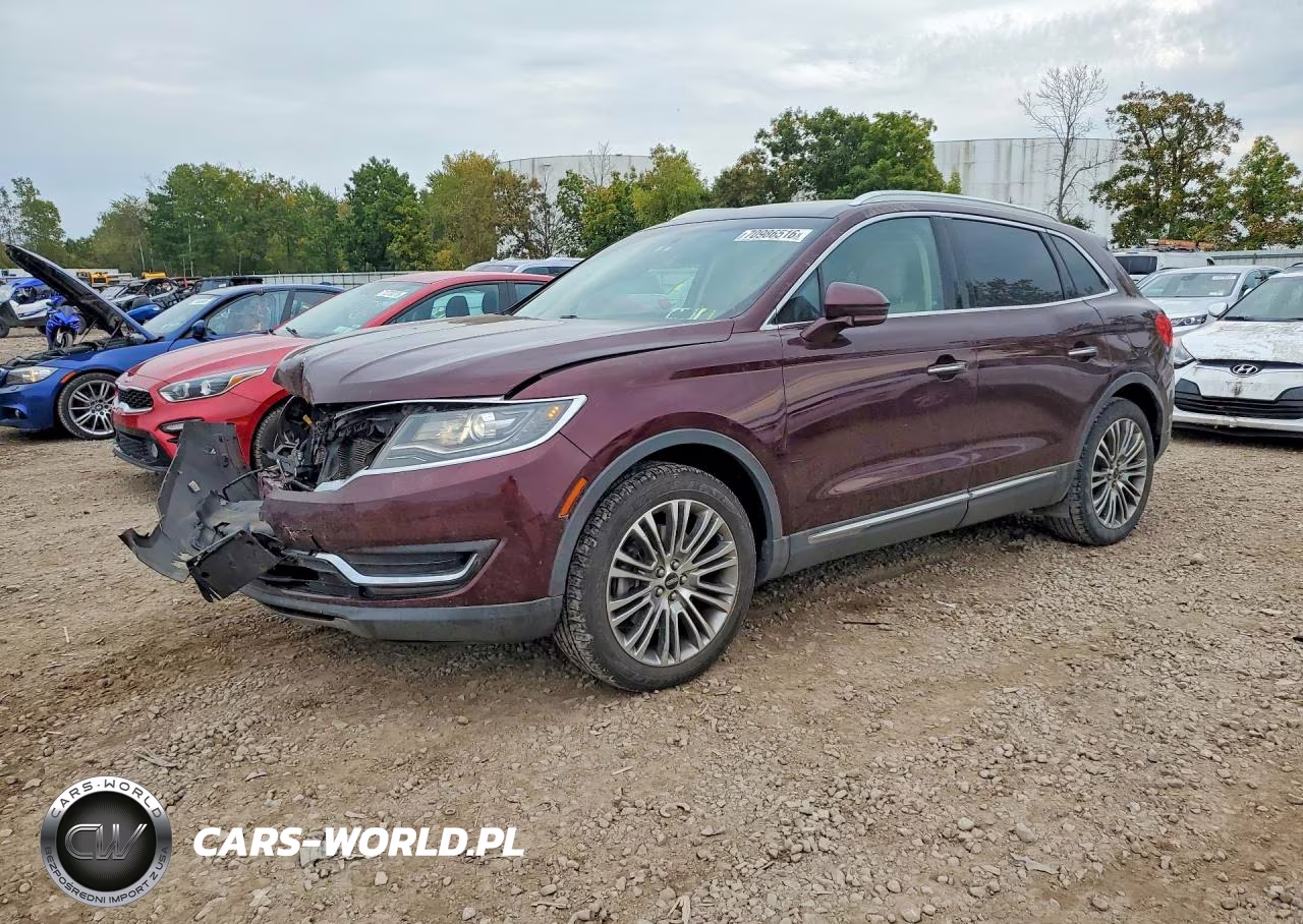 2017 Lincoln Mkx Reserve VIN:2LMPJ6LR0HBL10748 - 1