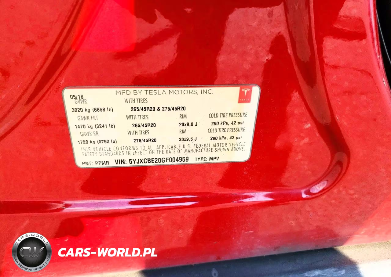 2016 Tesla Model X VIN:5YJXCBE20GF004959 - 13
