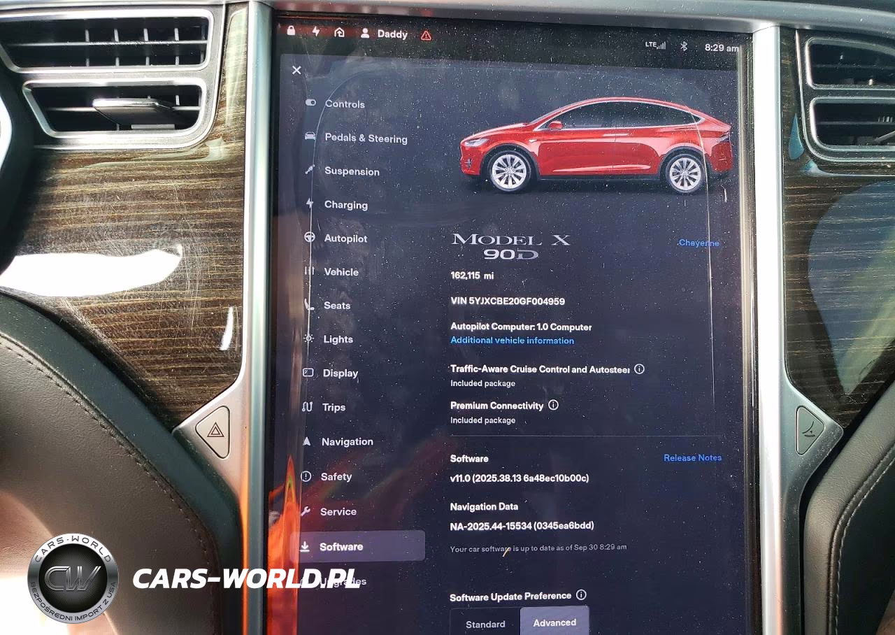 2016 Tesla Model X VIN:5YJXCBE20GF004959 - 9