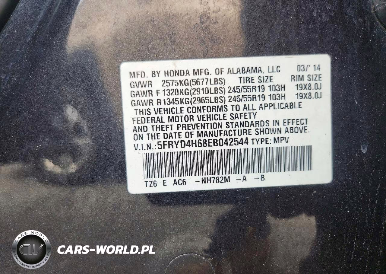 2014 Acura Mdx Technology VIN:5FRYD4H68EB042544 - 13