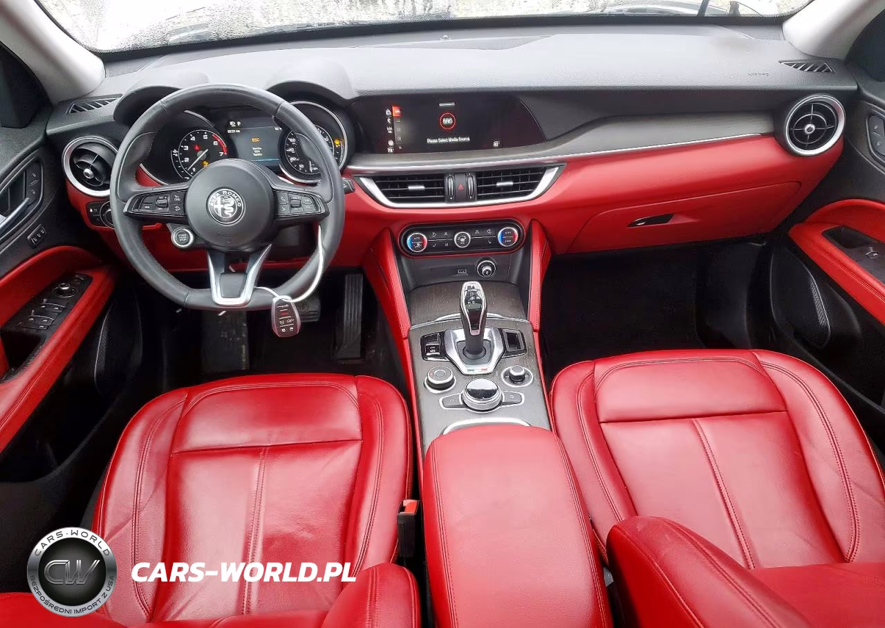 2021 Alfa Romeo Stelvio Ti VIN:ZASPAKBN6M7D09458 - 8