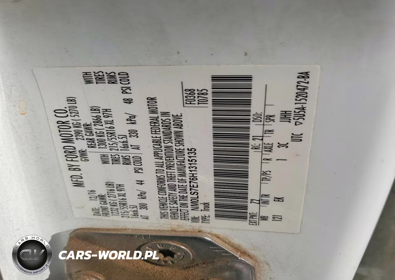 2017 Ford Transit Connect Xl Delivery Van VIN:NM0LS7E76H1315135 - 13