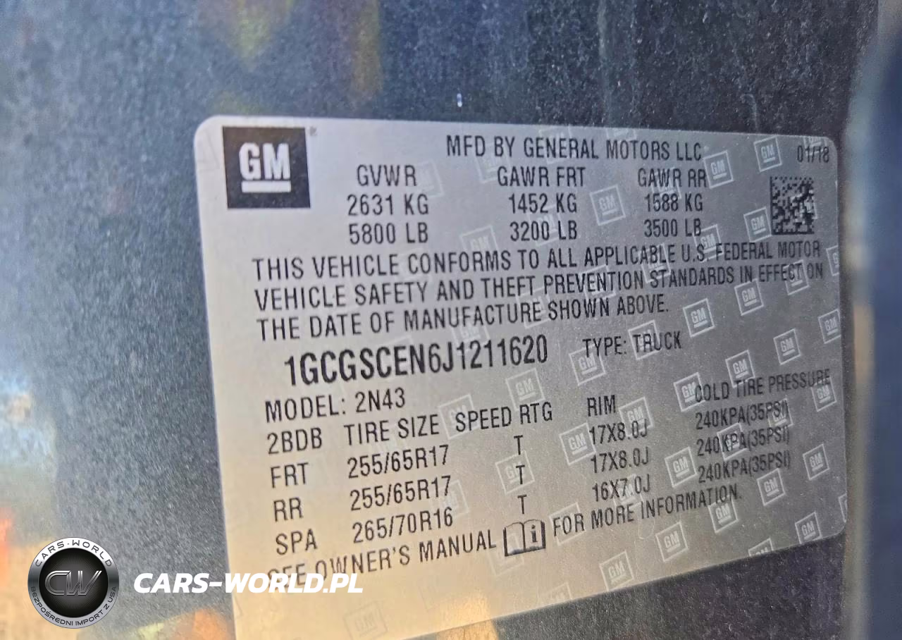 2018 Chevrolet Colorado Lt VIN:1GCGSCEN6J1211620 - 13