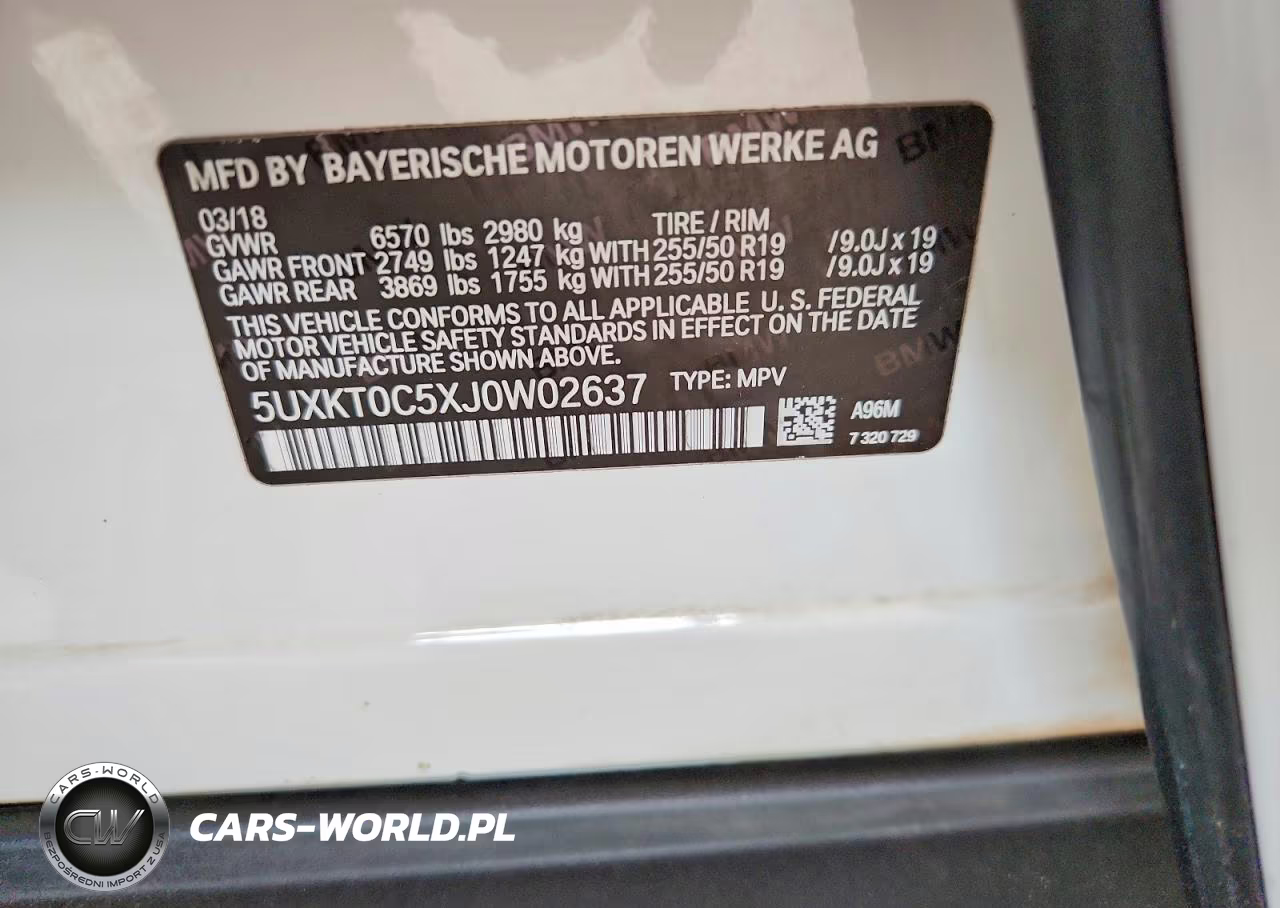 2018 BMW X5 Xdr40E VIN:5UXKT0C5XJ0W02637 - 14