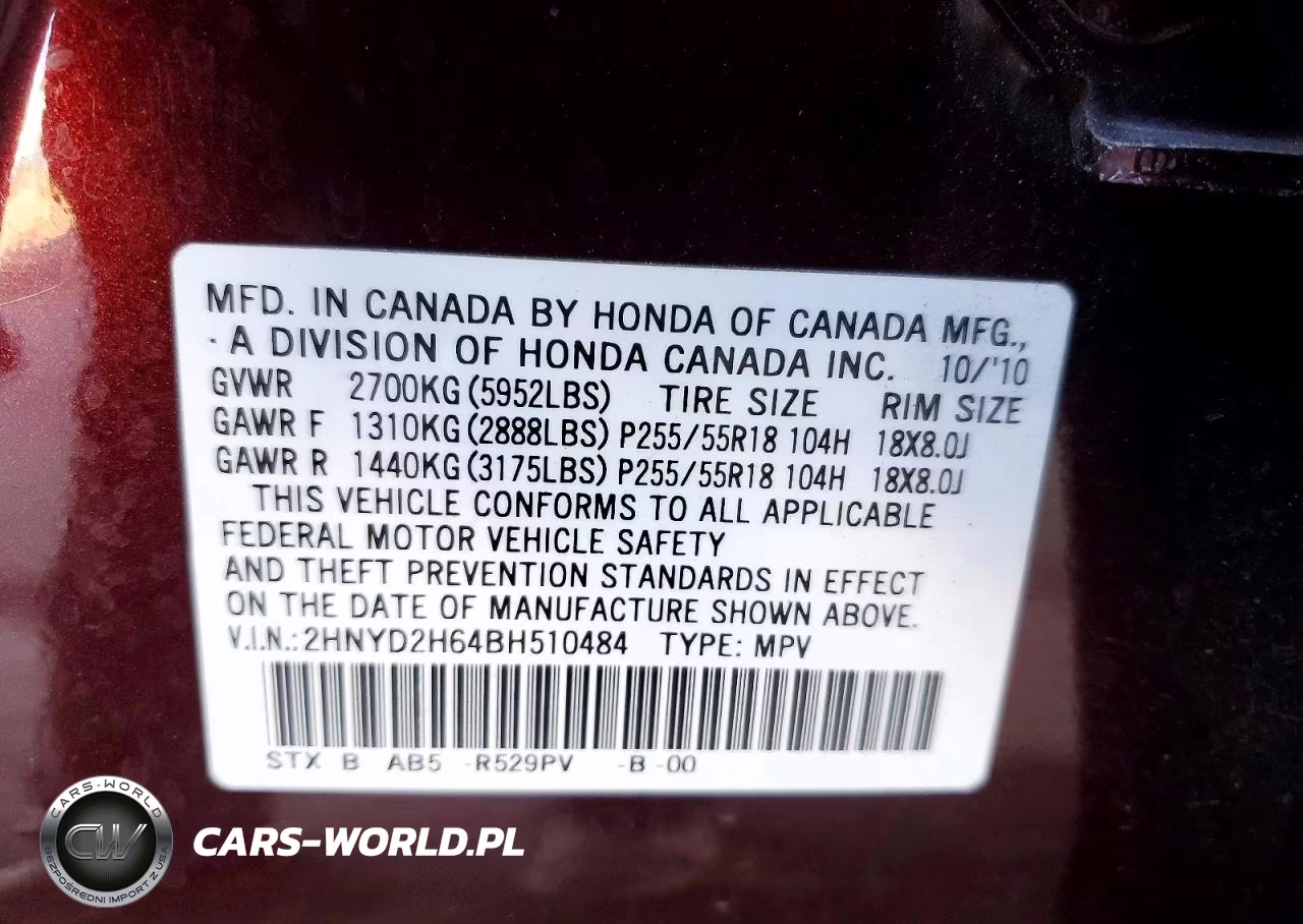 2011 Acura Mdx Technology VIN:2HNYD2H64BH510484 - 13