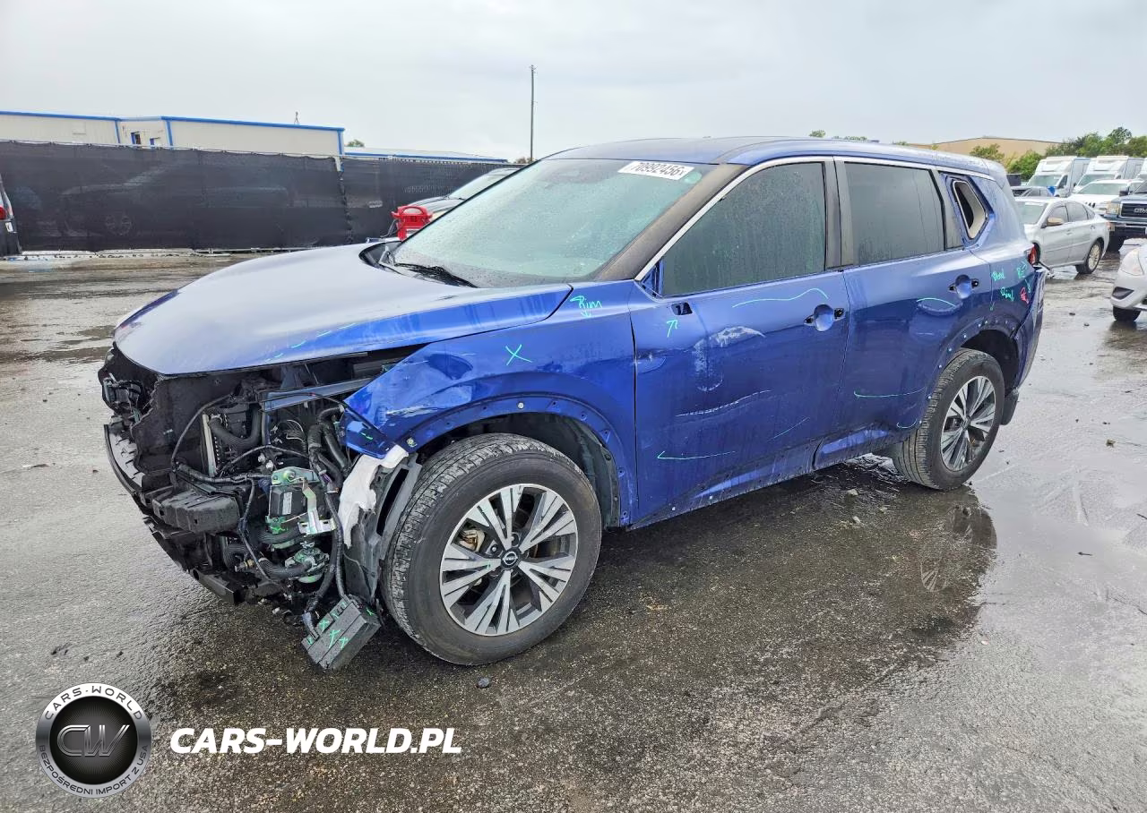 2022 Nissan Rogue Sv VIN:5N1BT3BA7NC687986 - 1