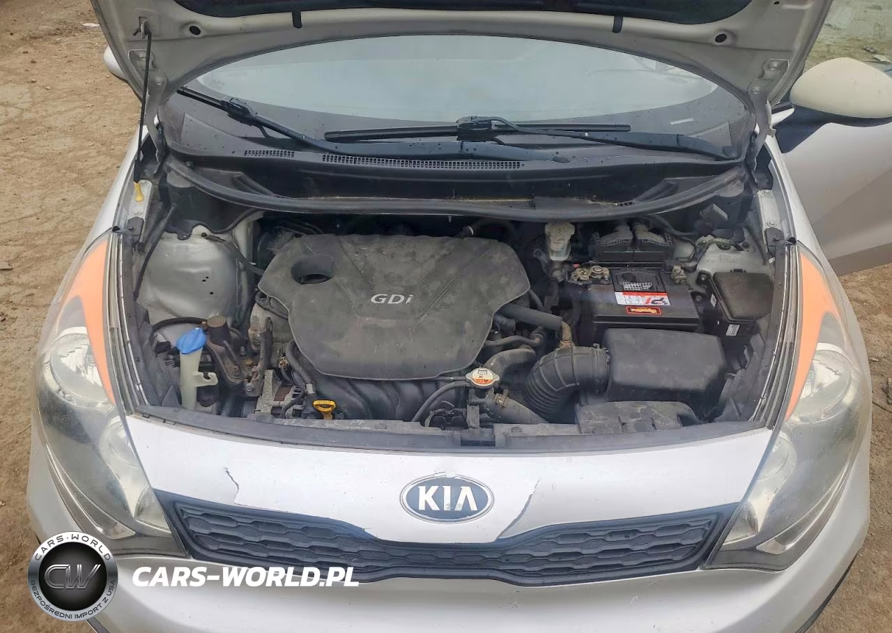 2013 Kia Rio Lx VIN:KNADM5A30D6159631 - 11