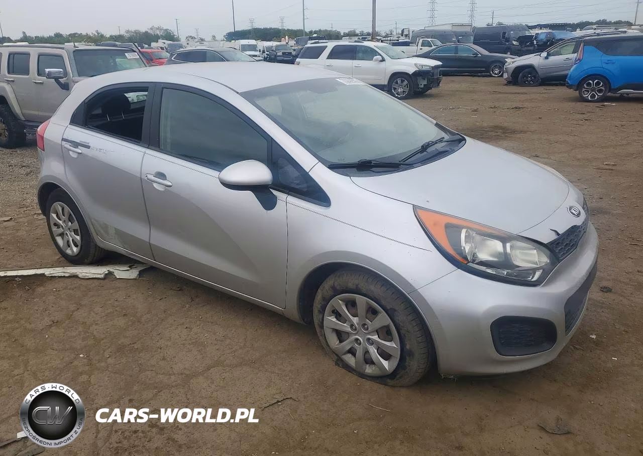 2013 Kia Rio Lx VIN:KNADM5A30D6159631 - 4