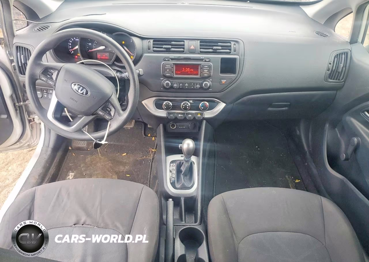 2013 Kia Rio Lx VIN:KNADM5A30D6159631 - 8