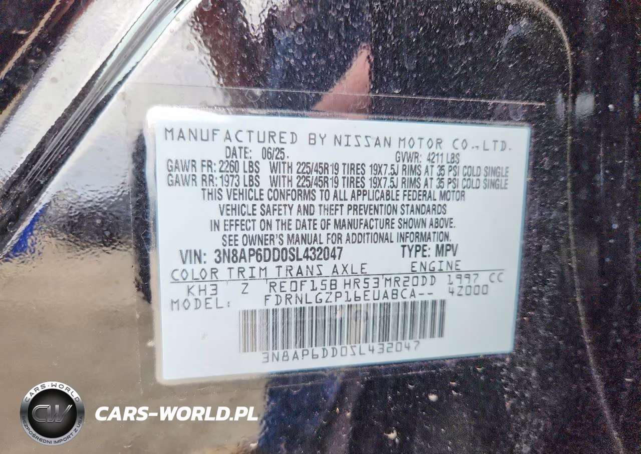 2025 Nissan Kicks Sr VIN:3N8AP6DD0SL432047 - 14