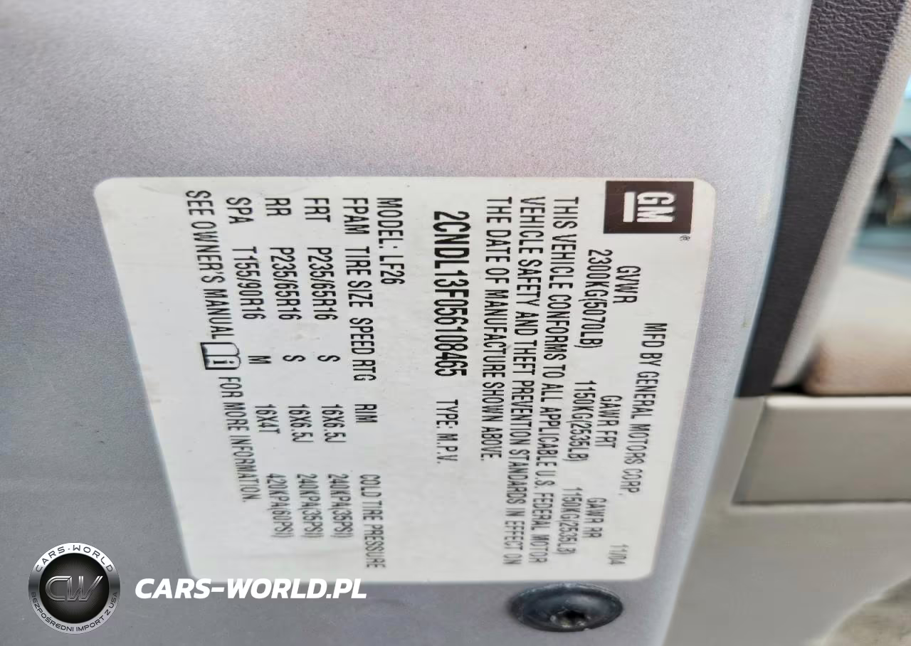 2005 Chevrolet Equinox Ls VIN:2CNDL13F056108465 - 13