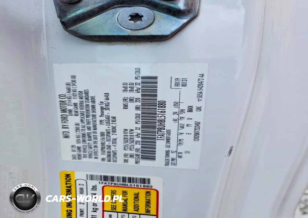 2020 Ford Mustang VIN:1FATP8UH8L5161880 - 12