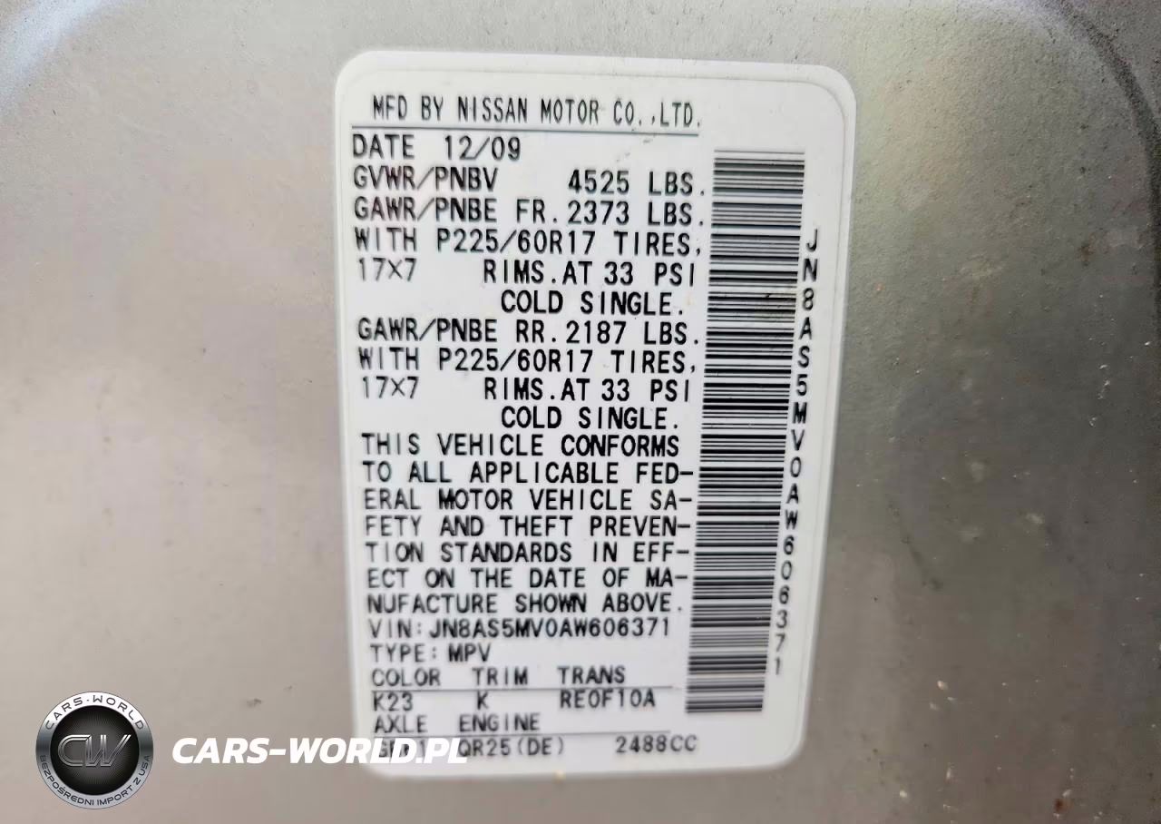 2010 Nissan Rogue S VIN:JN8AS5MV0AW606371 - 13