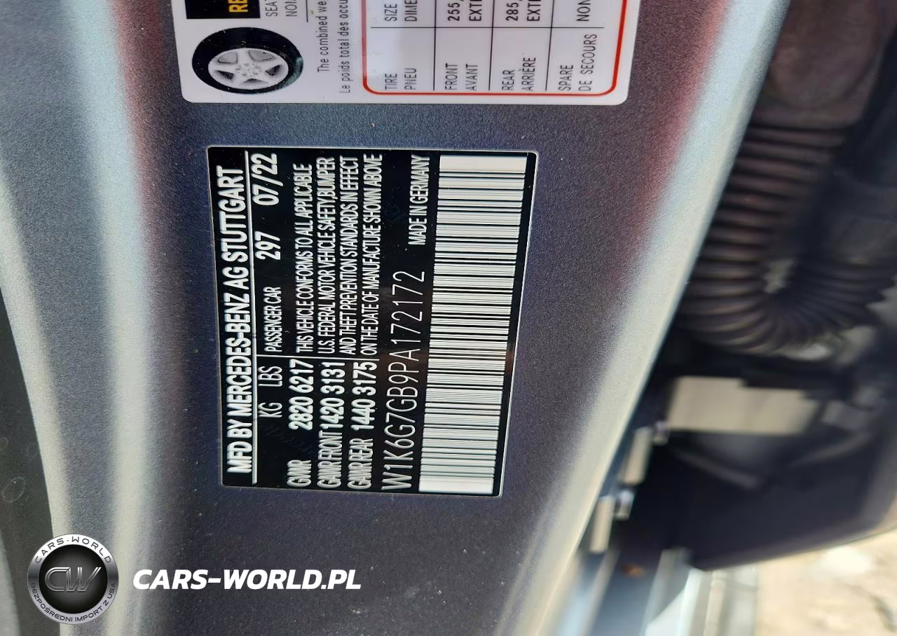 2023 Mercedes-Benz S 580 4Matic VIN:W1K6G7GB9PA172172 - 12