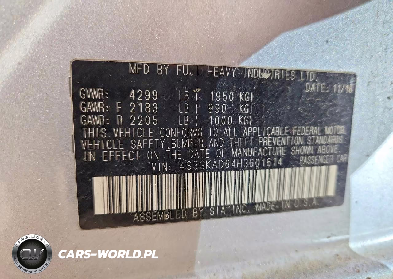 2017 Subaru Impreza Premium Plus VIN:4S3GKAD64H3601614 - 13