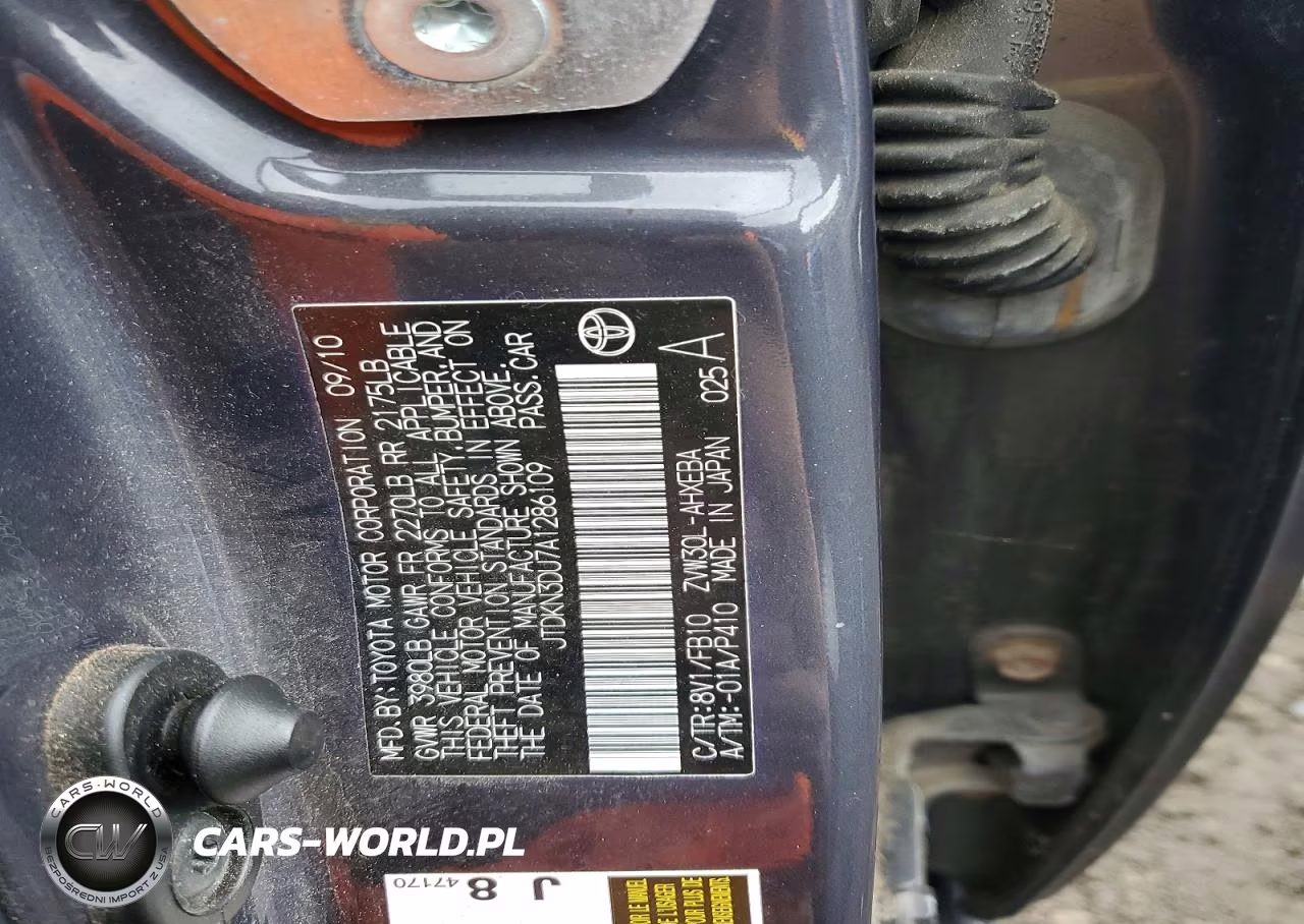 2010 Toyota Prius Iii VIN:JTDKN3DU7A1286109 - 12