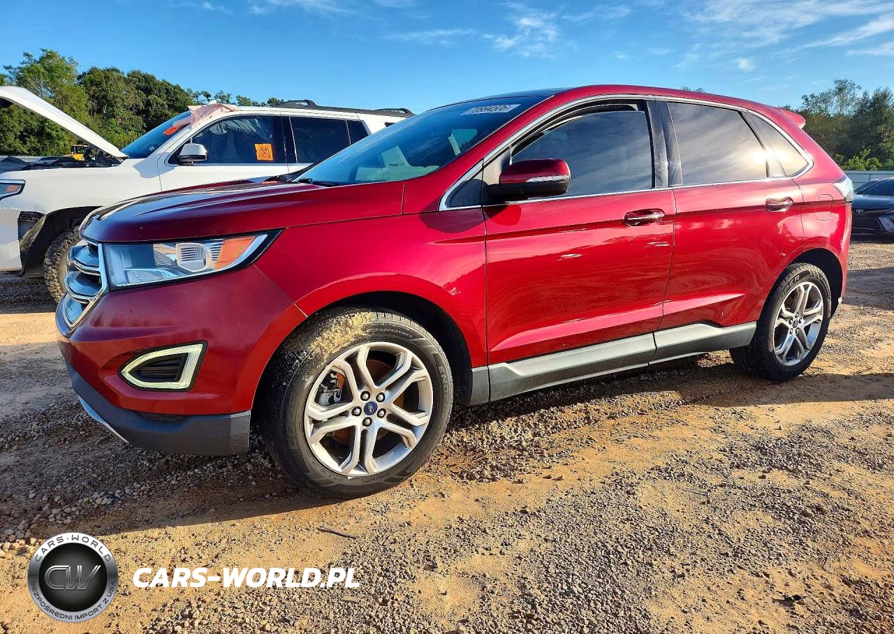 2015 Ford Edge Titanium VIN:2FMTK3K87FBC16121 - 1