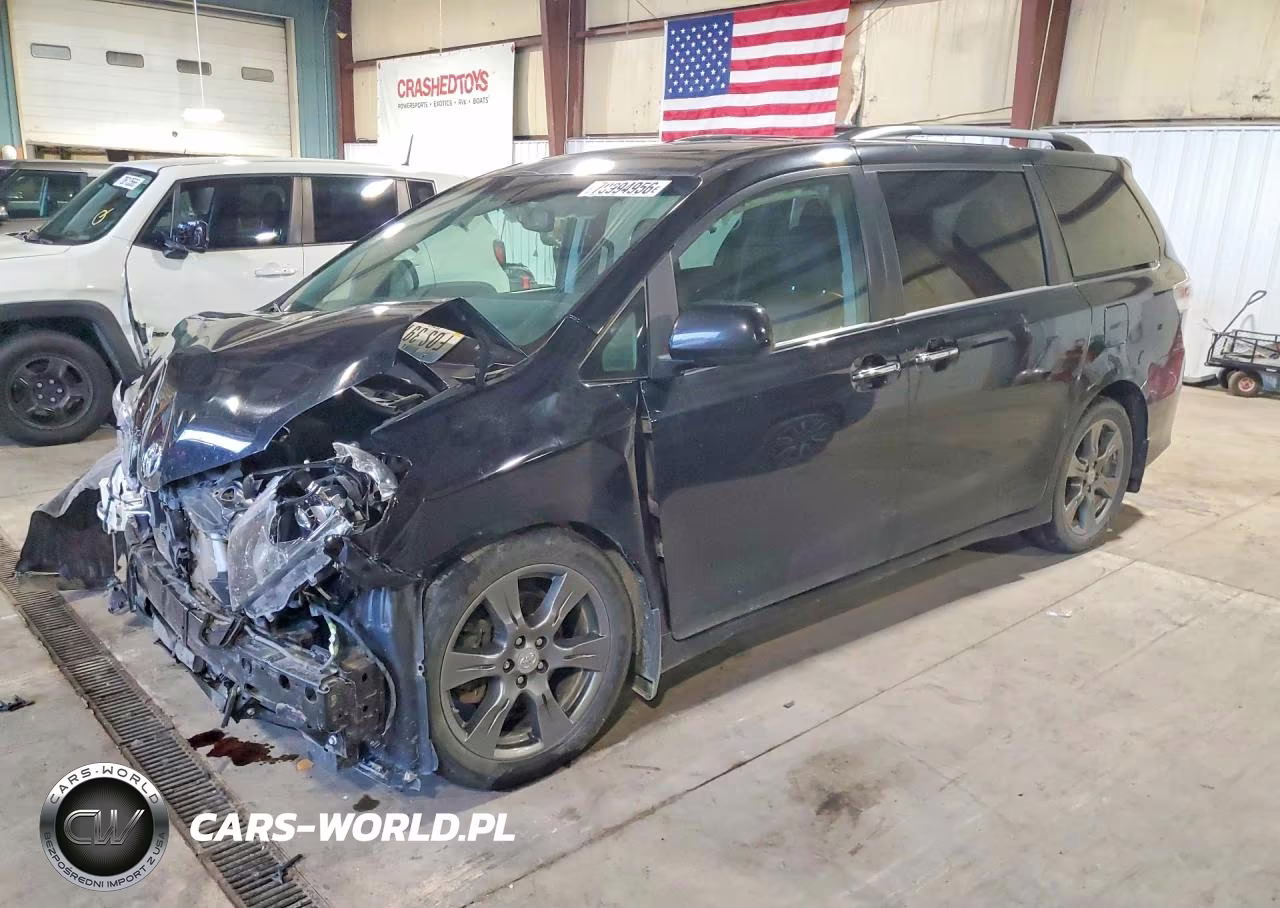 2017 Toyota Sienna Se VIN:5TDXZ3DC6HS870919 - 1