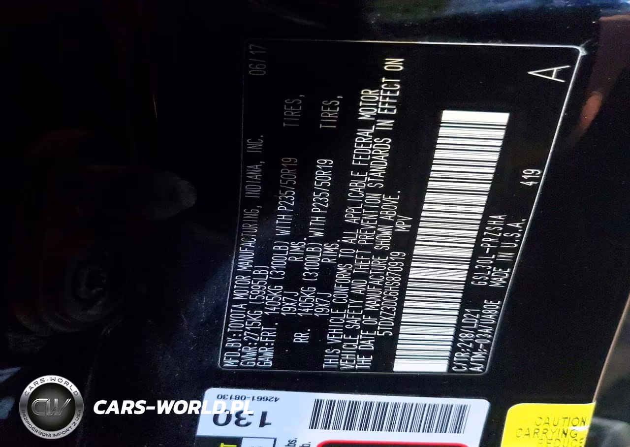 2017 Toyota Sienna Se VIN:5TDXZ3DC6HS870919 - 13