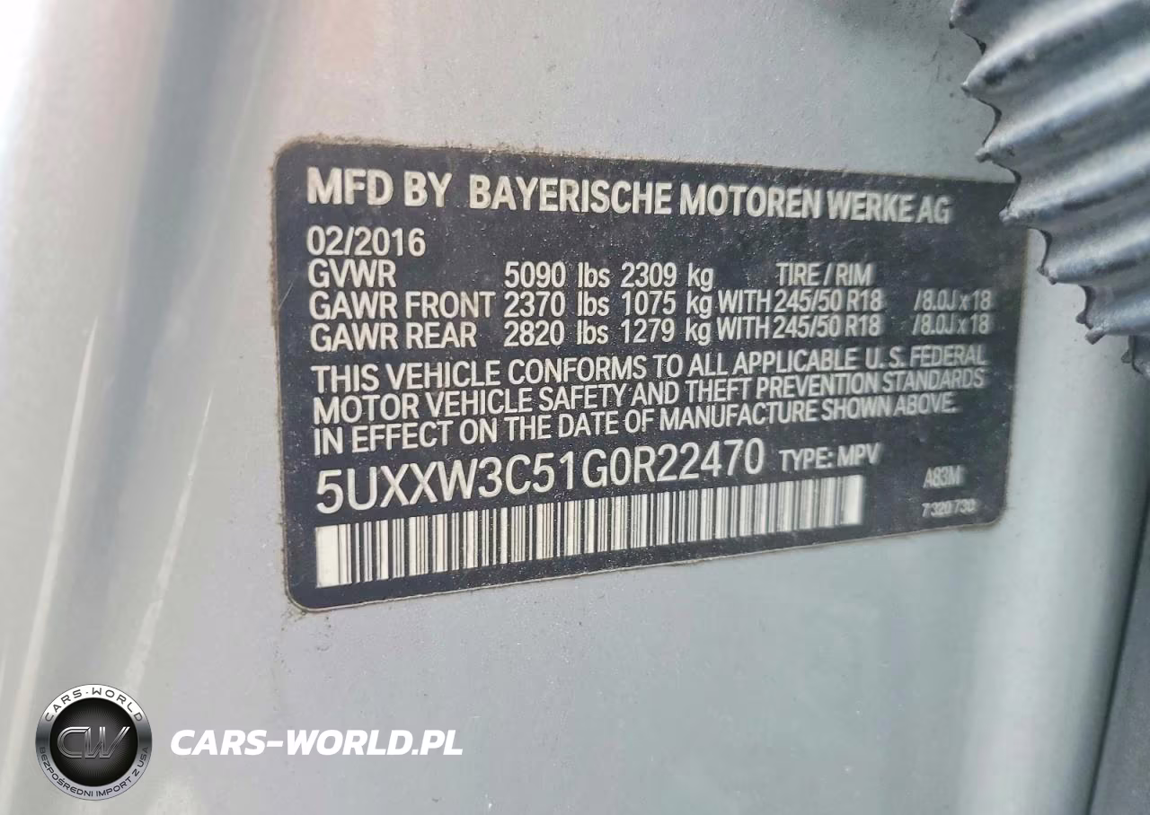 2016 BMW X4 xDrive28I VIN:5UXXW3C51G0R22470 - 13