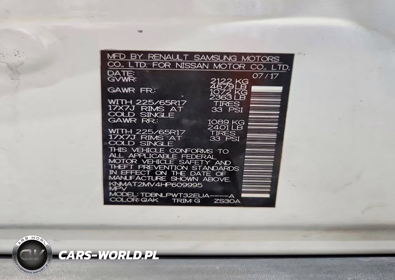 2017 Nissan Rogue S VIN:KNMAT2MV4HP609995 - 13
