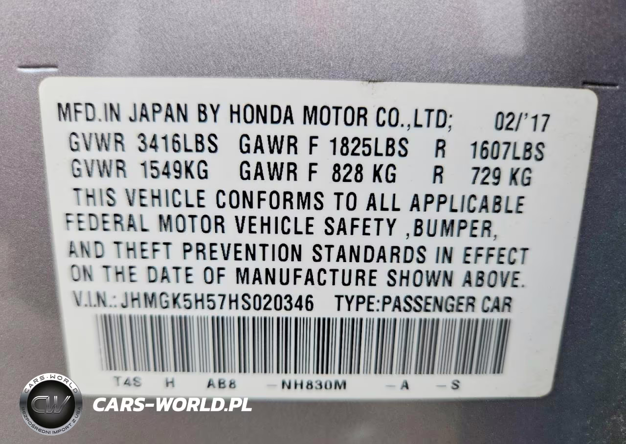 2017 Honda Fit Lx VIN:JHMGK5H57HS020346 - 13