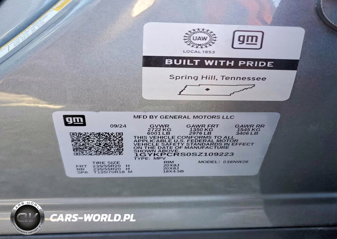 2025 Cadillac Xt6 Premium Luxury VIN:1GYKPCRS0SZ109223 - 13