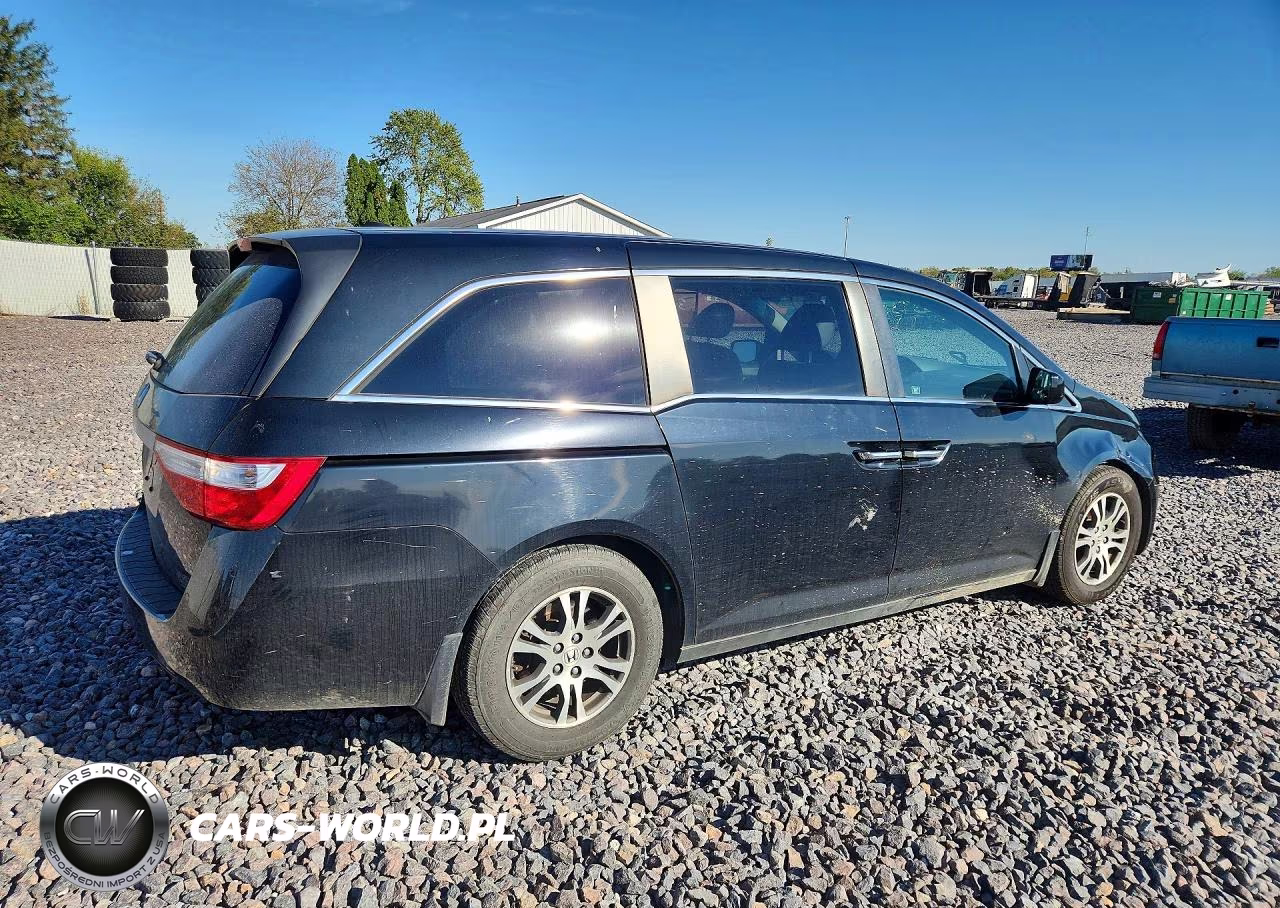 2012 Honda Odyssey Exl VIN:5FNRL5H61CB116558 - 3