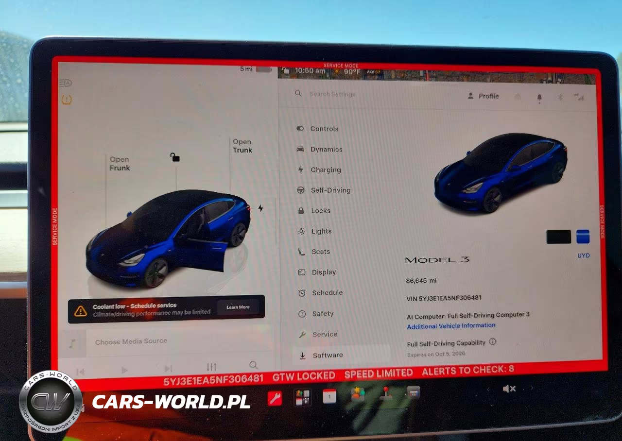 2022 Tesla Model 3 VIN:5YJ3E1EA5NF306481 - 9