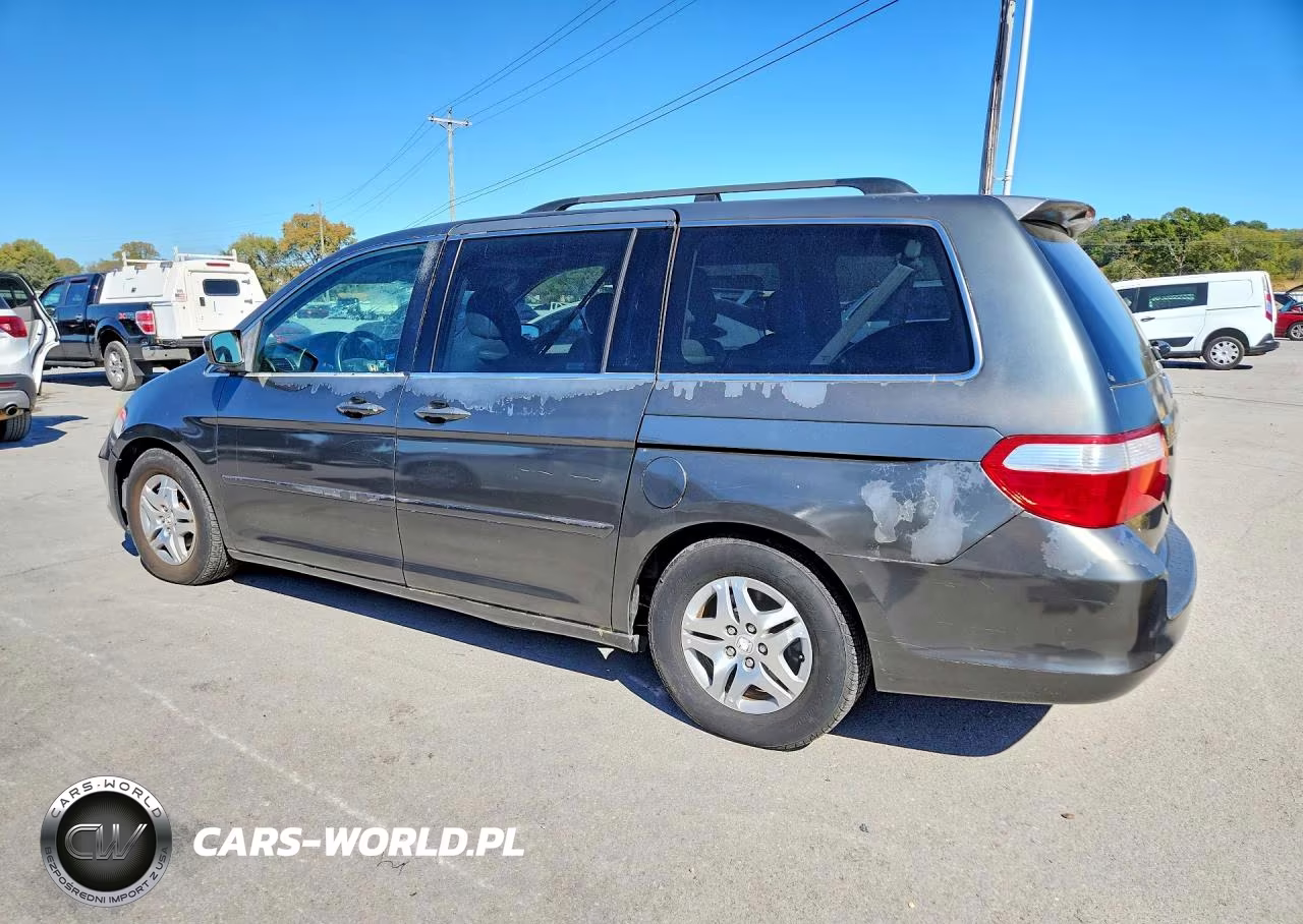 2007 Honda Odyssey Exl VIN:5FNRL38747B456628 - 2