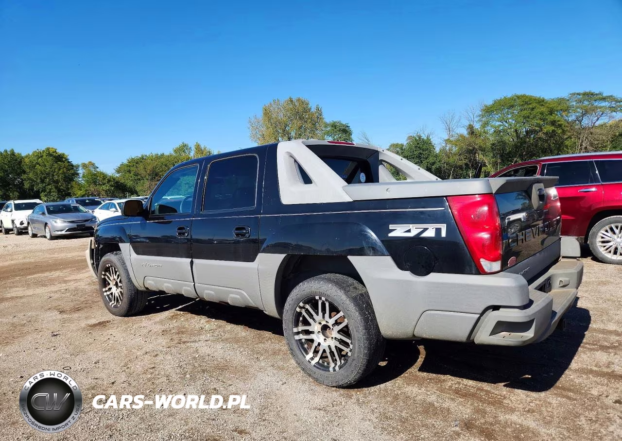 2002 Chevrolet Avalanche K1500 VIN:3GNEK13T22G357939 - 2