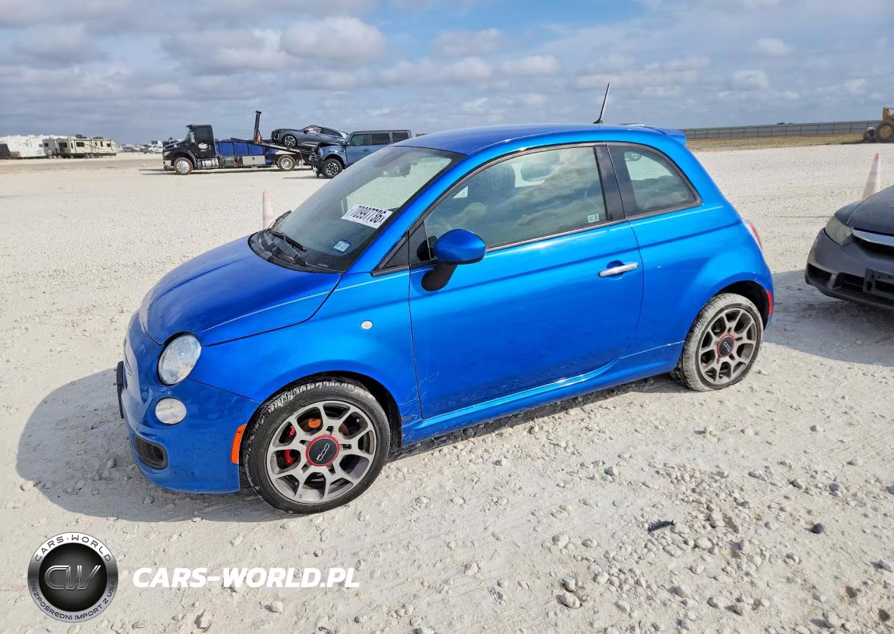 2015 Fiat 500 Sport VIN:3C3CFFBR9FT653100 - 1
