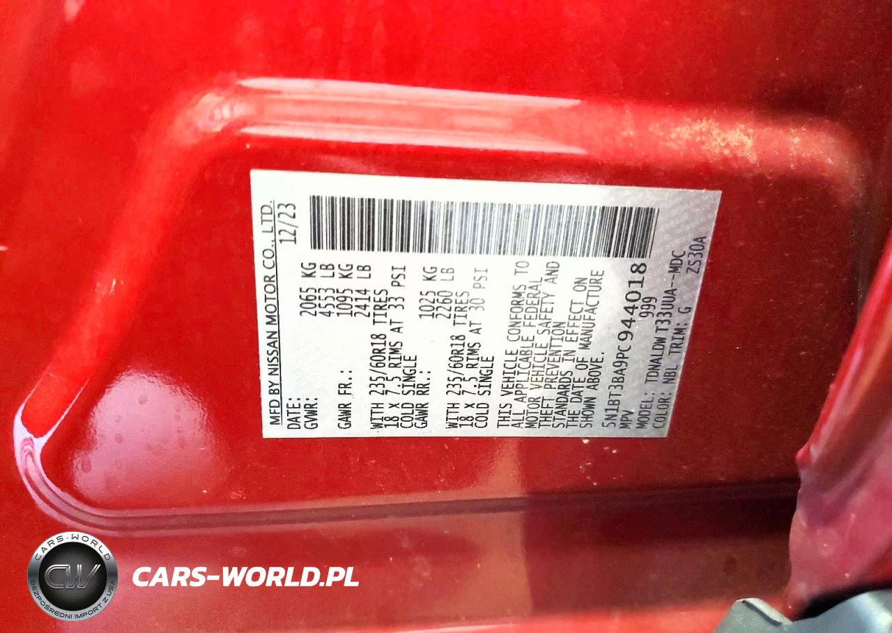 2023 Nissan Rogue Sv VIN:5N1BT3BA9PC944018 - 13